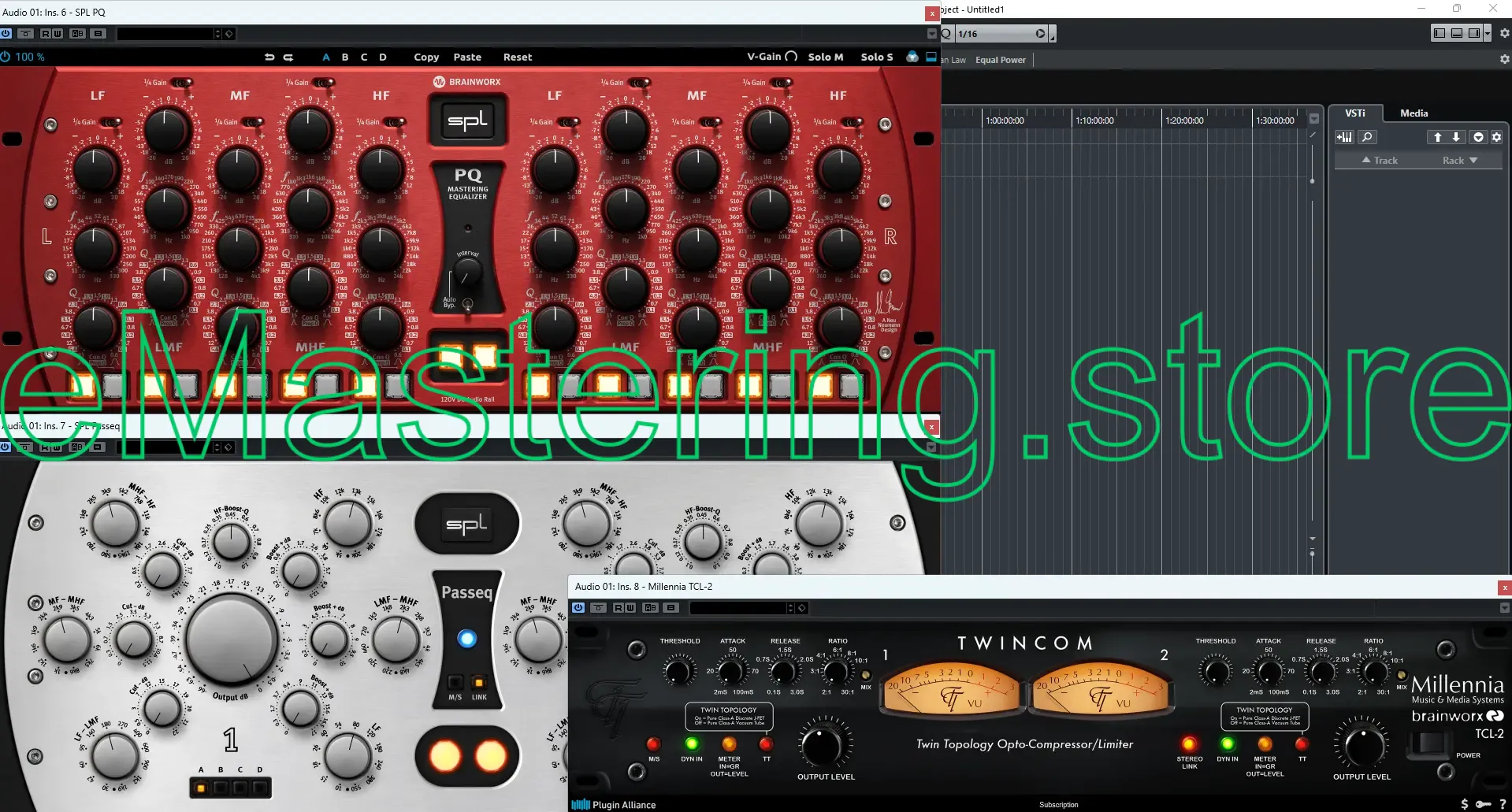 Mixing and mastering audio